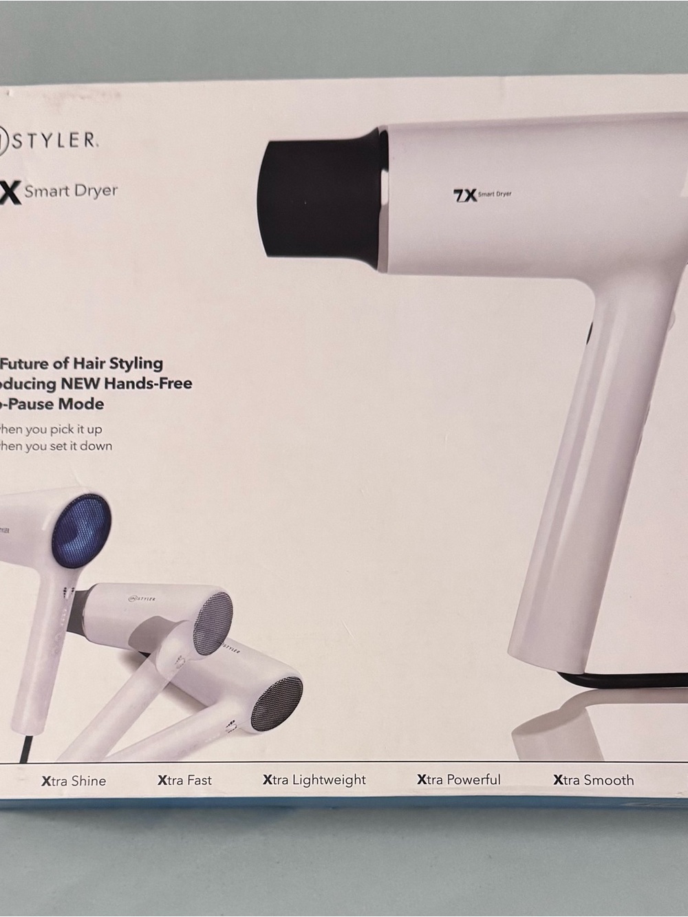 Instyler 7X Smart Dryer - White Hair Dryer